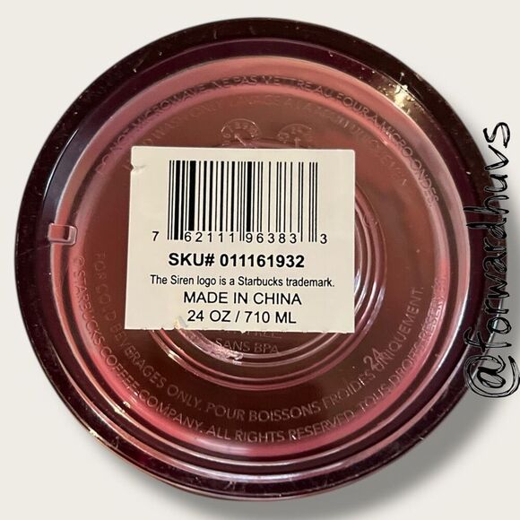 Starbucks 2025 Valentine's Day Pixel Heart Venti Tumbler - Replacement Straw - Picture 8 of 9